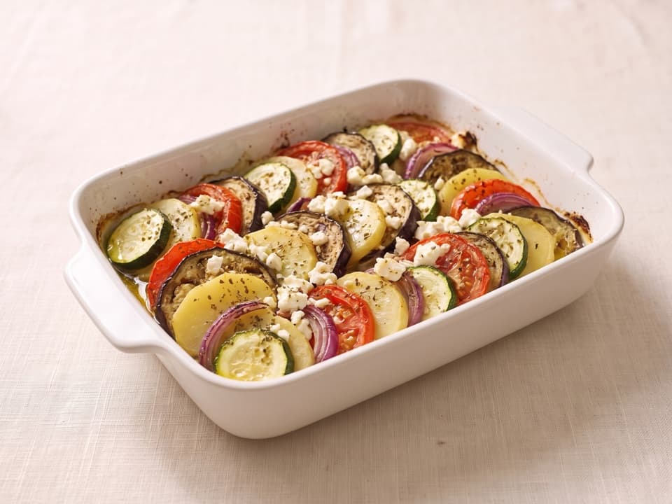 Roasted Vegetable Briam, Olive & Oregano catering