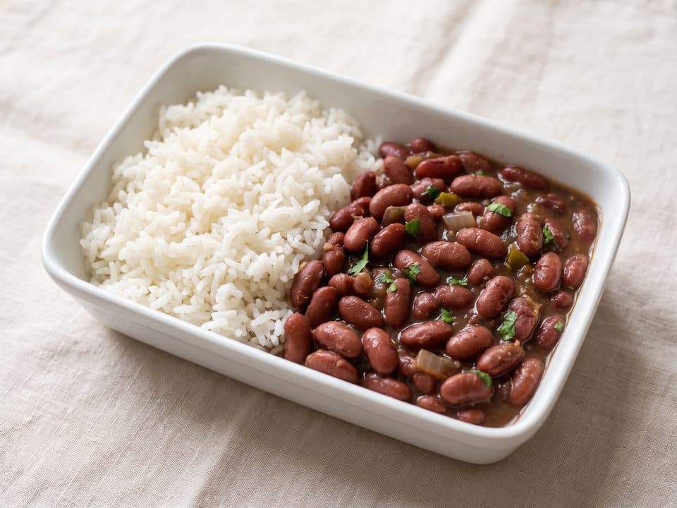 White Rice and Beans, Olive & Oregano catering