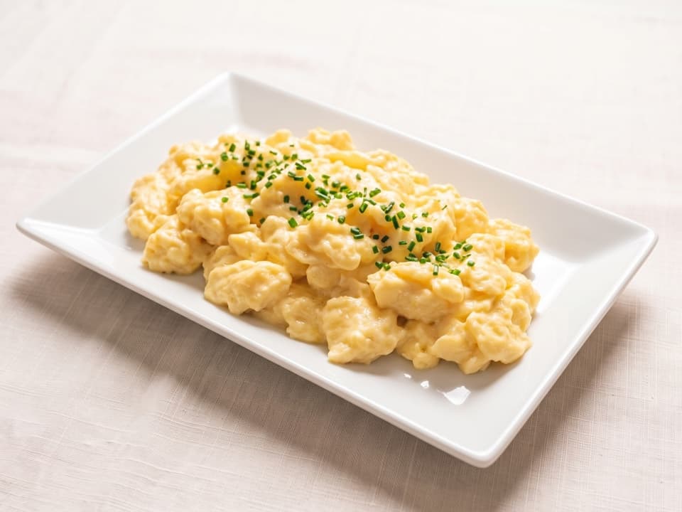 Scrambled Eggs, Olive & Oregano catering