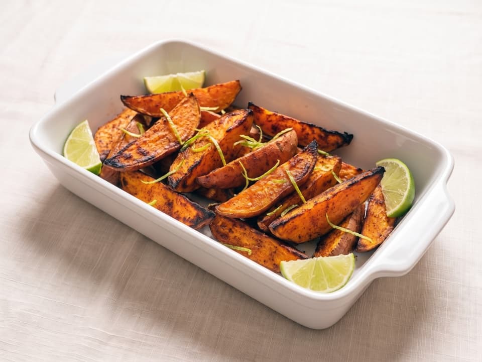 Caribbean-Spiced Sweet Potatoes, Olive & Oregano catering