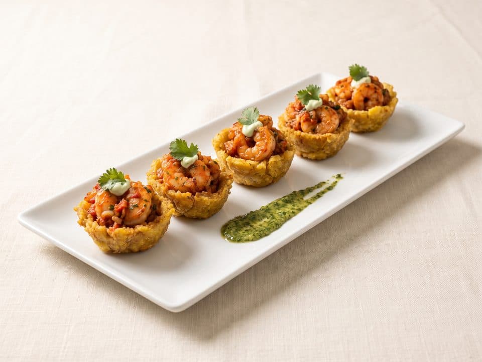 Tostones Rellenos, Olive & Oregano catering