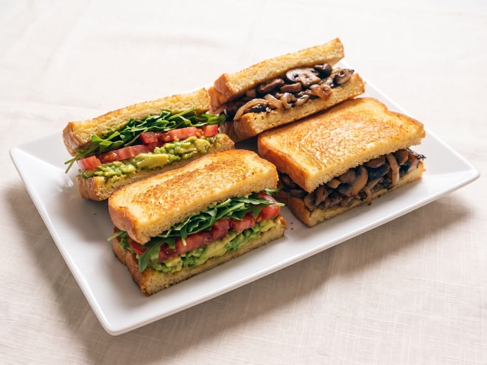 Vegan Breakfast Sandwiches, Olive & Oregano catering
