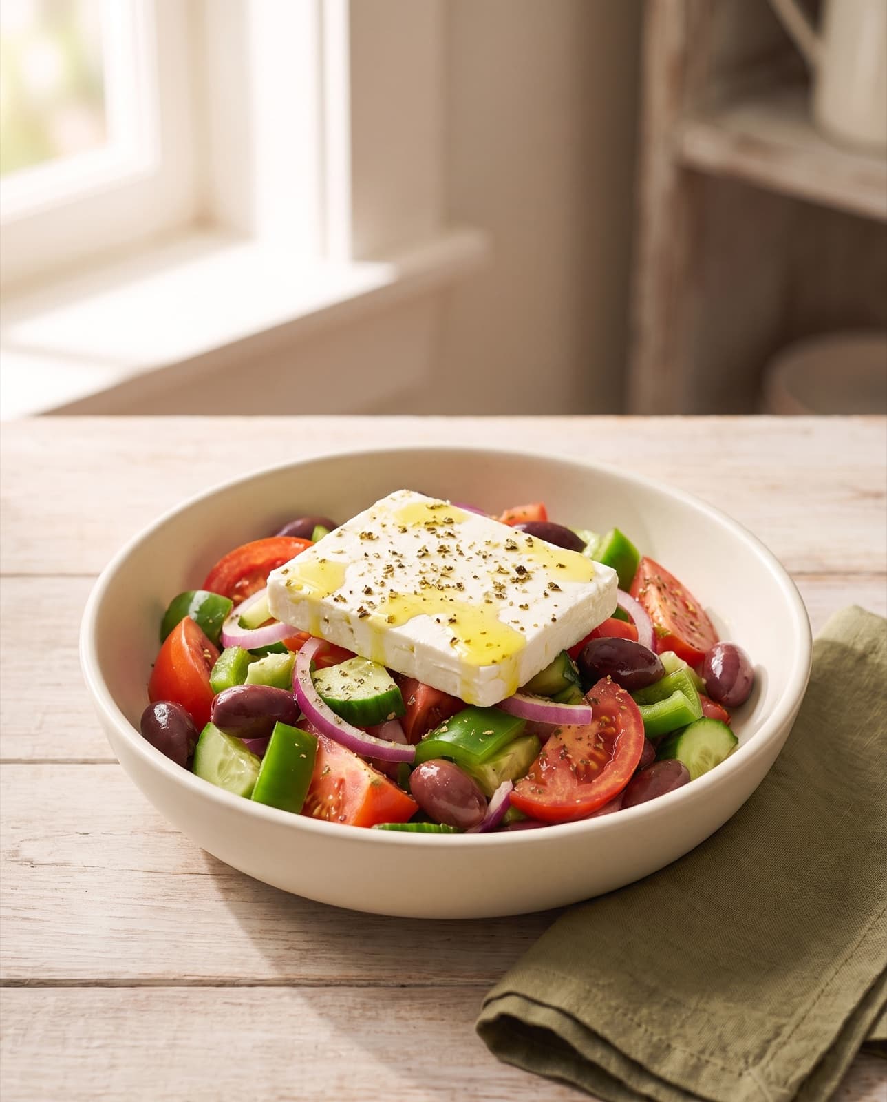 Horiatiki: Authentic Greek Salad